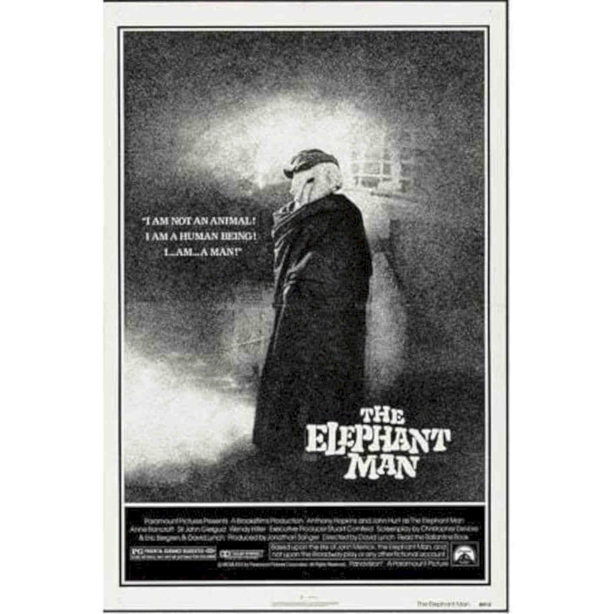 The Elephant Man Movie Rk 7 Vintage Retro Advert Poster A4 Photo Print