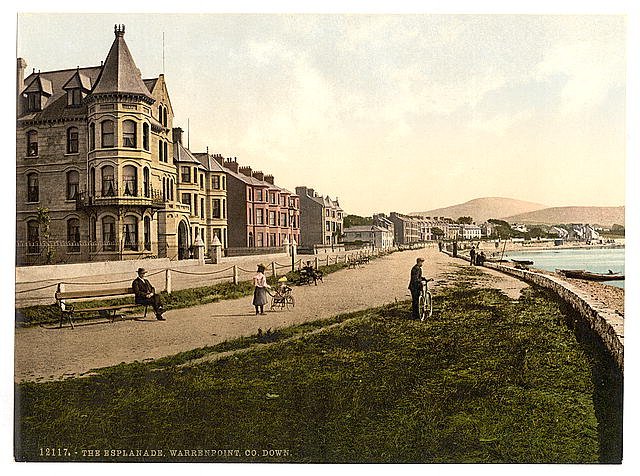 The Esplanade Warrenpoint County Down Vintage A4 Photo Print