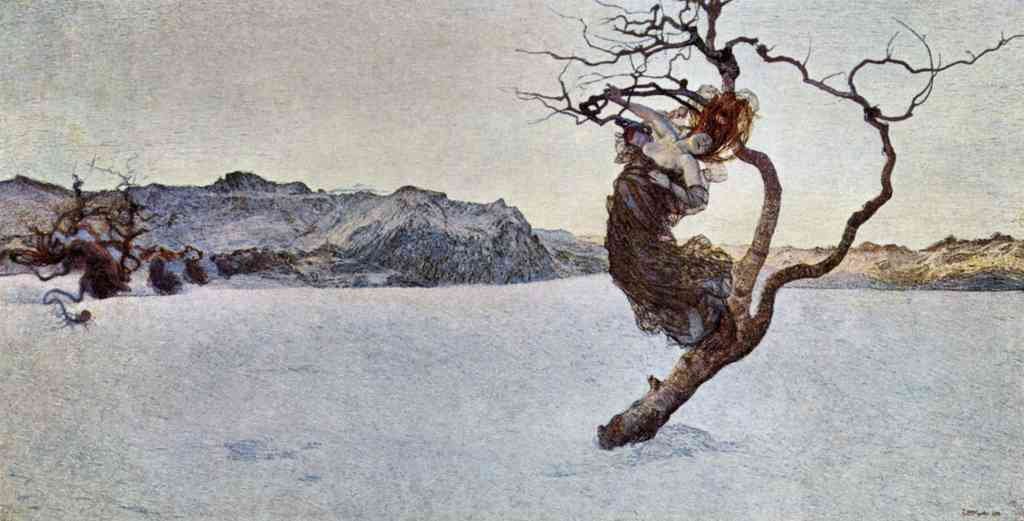 The Evil Mothers 1 Giovanni Segantini Symbolism A4 Photo Print