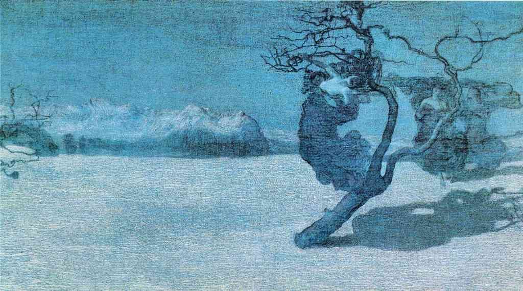 The Evil Mothers 2 Giovanni Segantini Symbolism A4 Photo Print