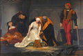 The Execution Of Lady Jane Grey stretched A4 Photo Print