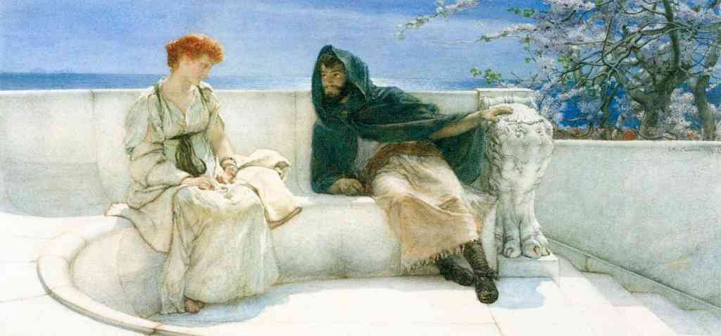 The Explaination Alma Tadema A4 Photo Print