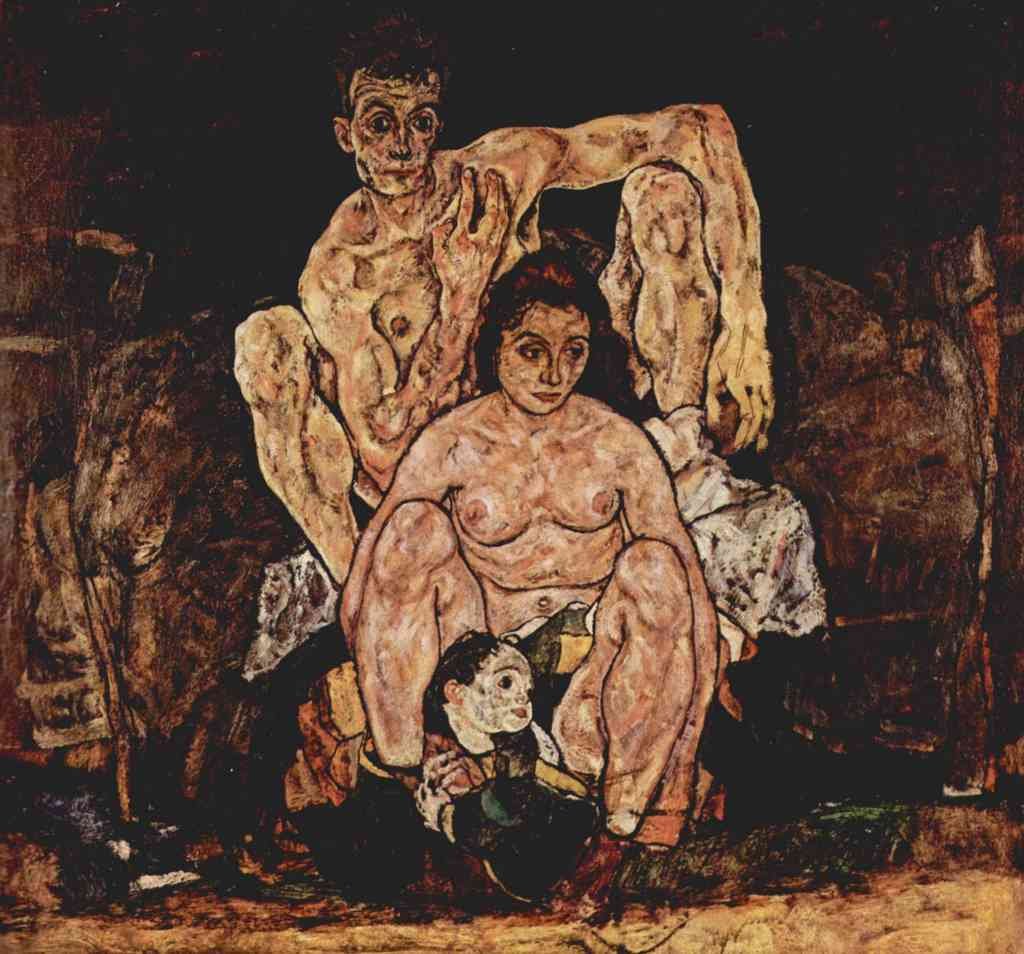 The Family Egon Schiele A4 Photo Print