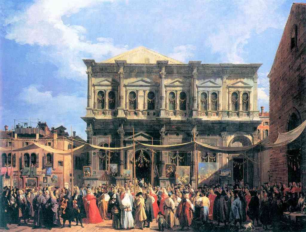 The Festival Rochus Canaletto A4 Photo Print
