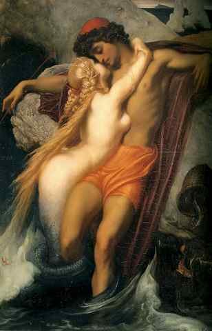 The Fisherman and the Syren c1856 8 66 3x48 7cm A4 Photo Print
