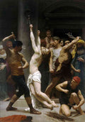 The Flagellation Of Our Lord Jesus Christ Bouguereau A4 Photo Print