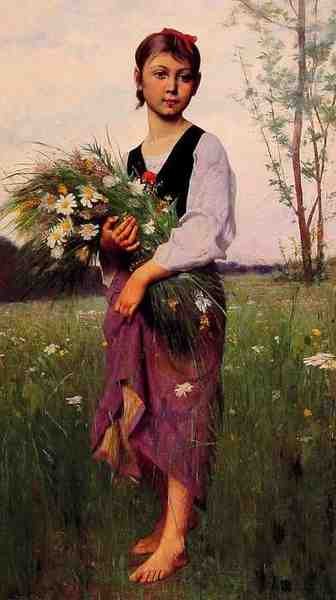The Flower Picker A4 Photo Print