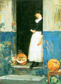 The Fruit Trader Hassam Impressionism American A4 Photo Print