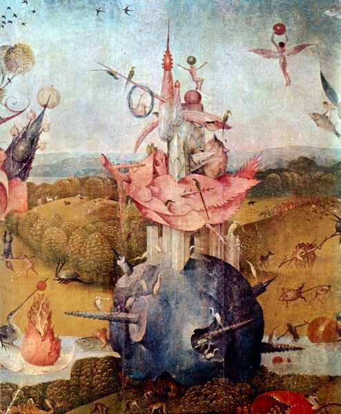 The Garden of Delights detail 13 Bosch A4 Photo Print
