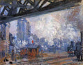 The Gare Saint Lazare by Monet A4 Photo Print