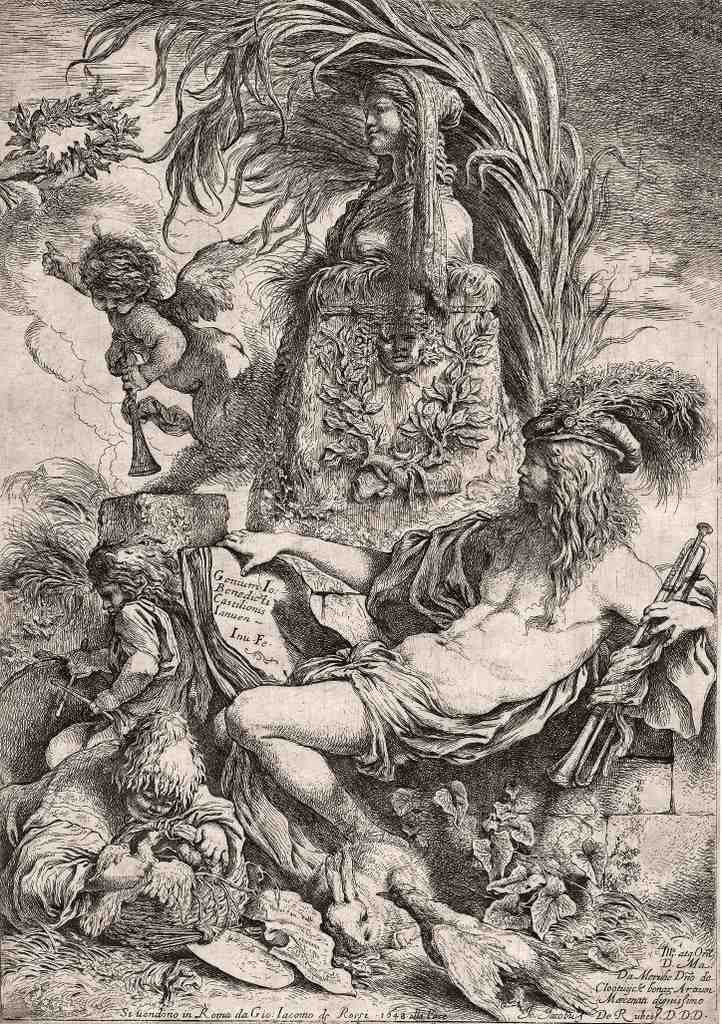 The Geniusof Benedetto Castiglione 17thc Vintage A4 Photo Print