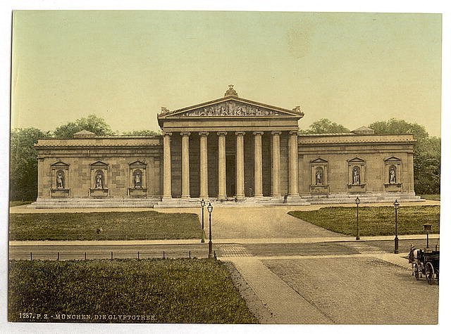 The Glypothek Art Gallery Munich Bavaria Vintage A4 Photo Print