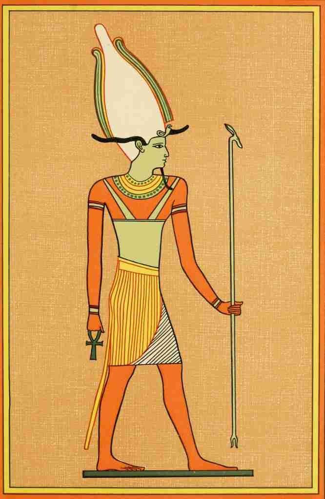 The Gods of the Egyptians 1904 Osiris Unnefer A4 Photo Print
