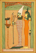 The Gods of the Egyptians 1904 Osiris & Isis A4 Photo Print
