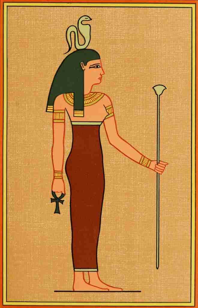 The Gods of the Egyptians 1904 The goddess Apit A4 Photo Print
