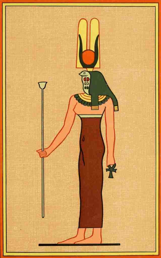 The Gods of the Egyptians 1904 The goddess Rennut A4 Photo Print
