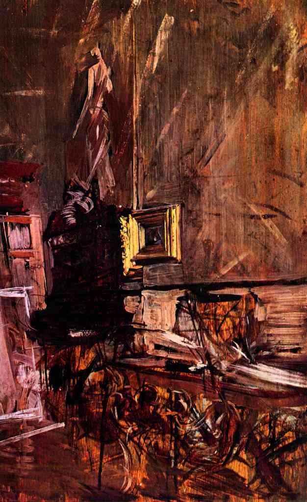 The Gold Framework Giovanni Boldini Impressionism European A4 Photo Print