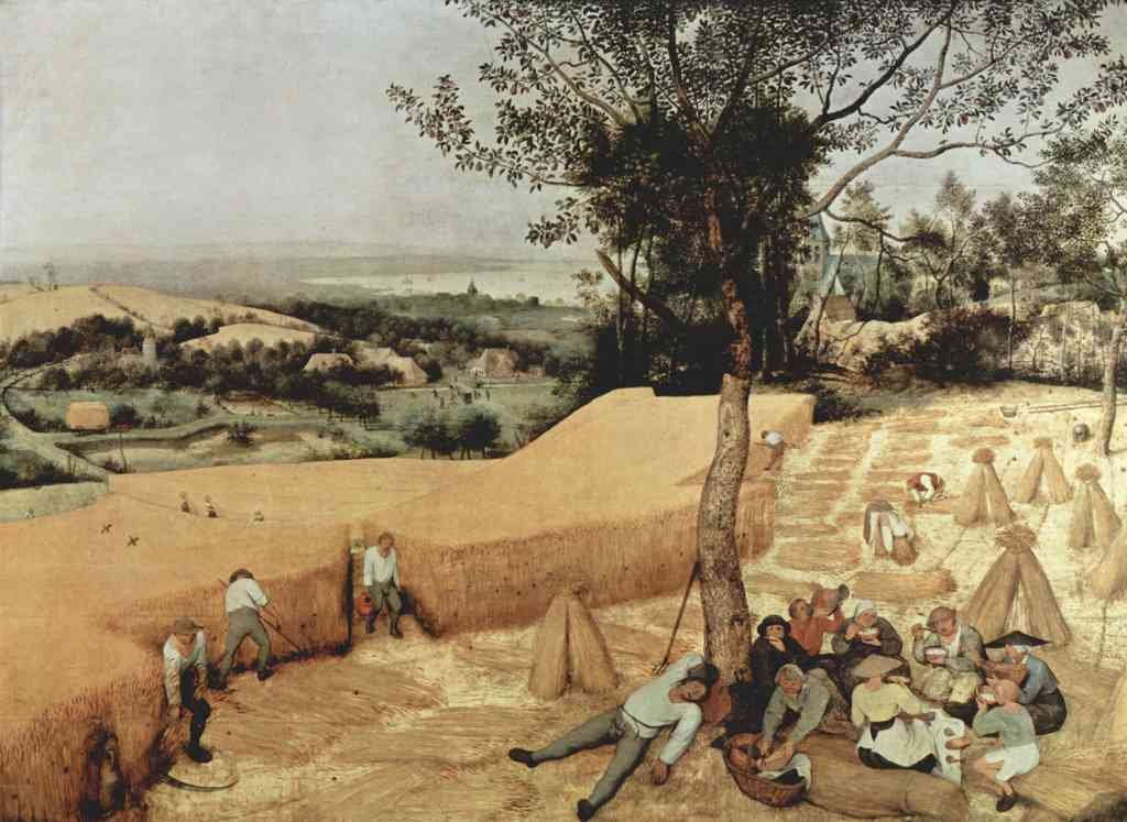 The Grain Harvest Pieter Bruegel A4 Photo Print