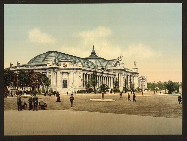The Grand Palace Exposition Universal 1900 Paris Vintage A4 Photo Print