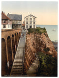 The Grand Staircase Helgoland Vintage A4 Photo Print