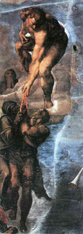 The Group Of The Elect Called The Rosary Michelangelo A4 Photo Print