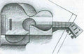 The Guitar Juan Gris Abstract Art A4 Photo Print
