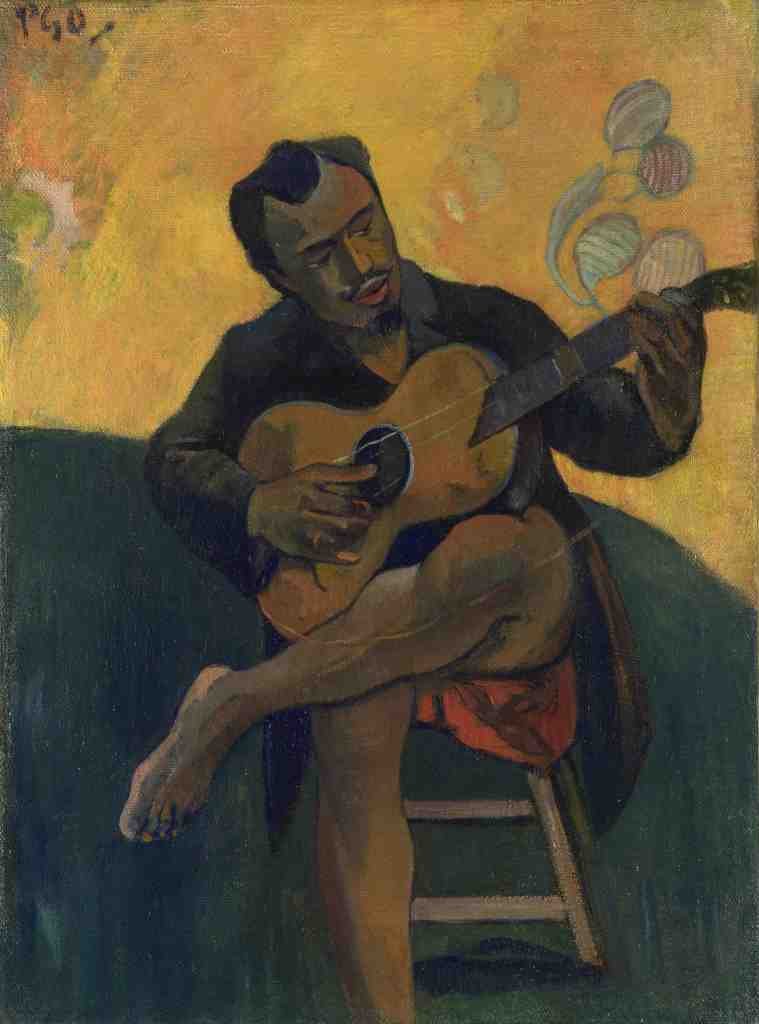 The Guitar Player Paul Gauguin A4 Photo Print