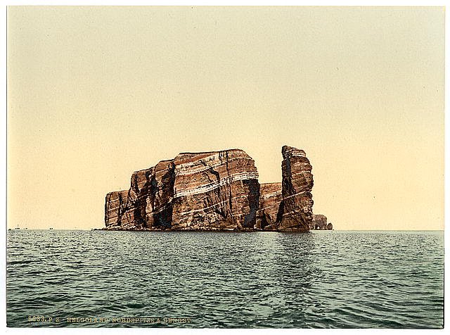 The Hengst and North Point Helgoland Vintage A4 Photo Print