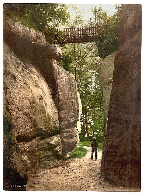 The High Rocks I Tunbridge Wells Vintage A4 Photo Print