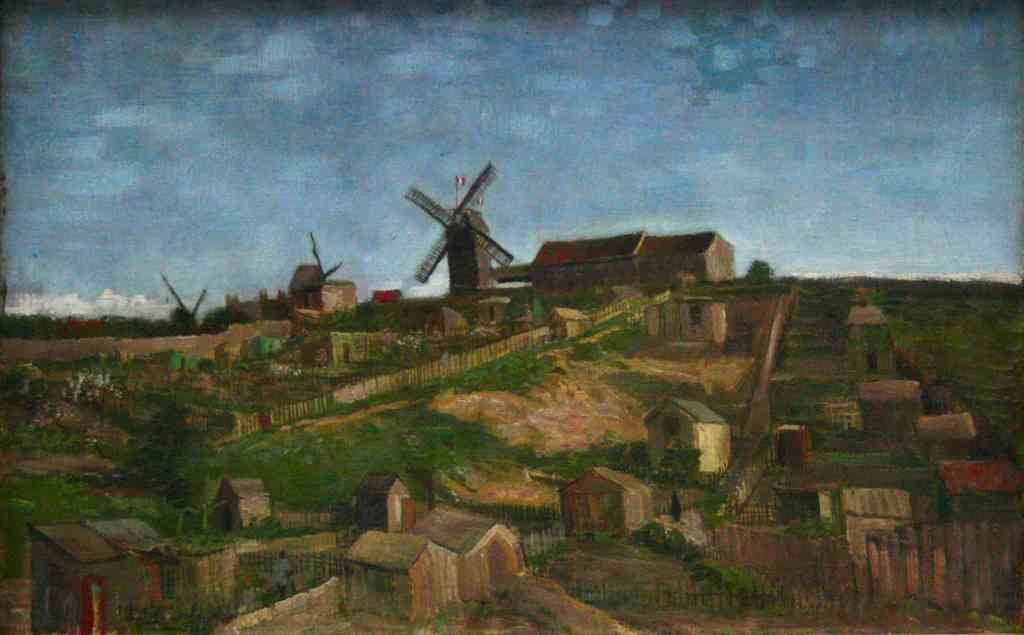 The Hill Of Monmartre Van Gogh A4 Photo Print