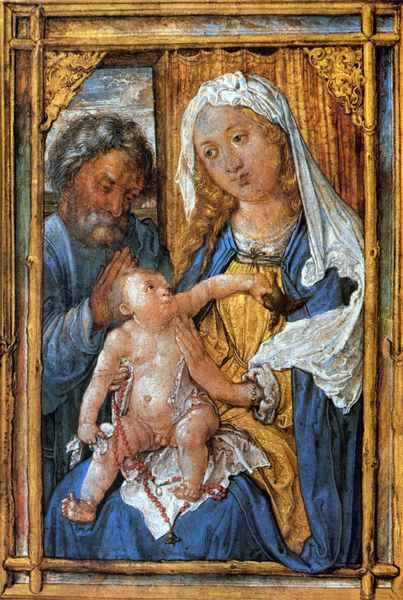 The Holy Family by Durer A4 Photo Print