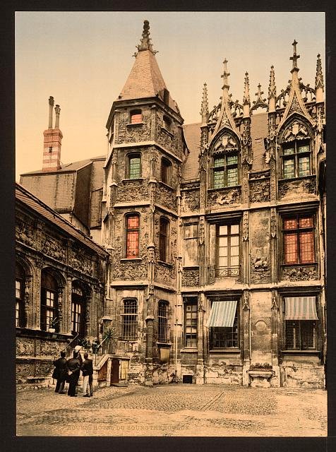 The Hotel Bourgtheroulde Rouen Vintage A4 Photo Print