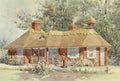 The International Studio 1909 Dairy Cottage on Canwell Hall Estate Staffs A4 Photo Print