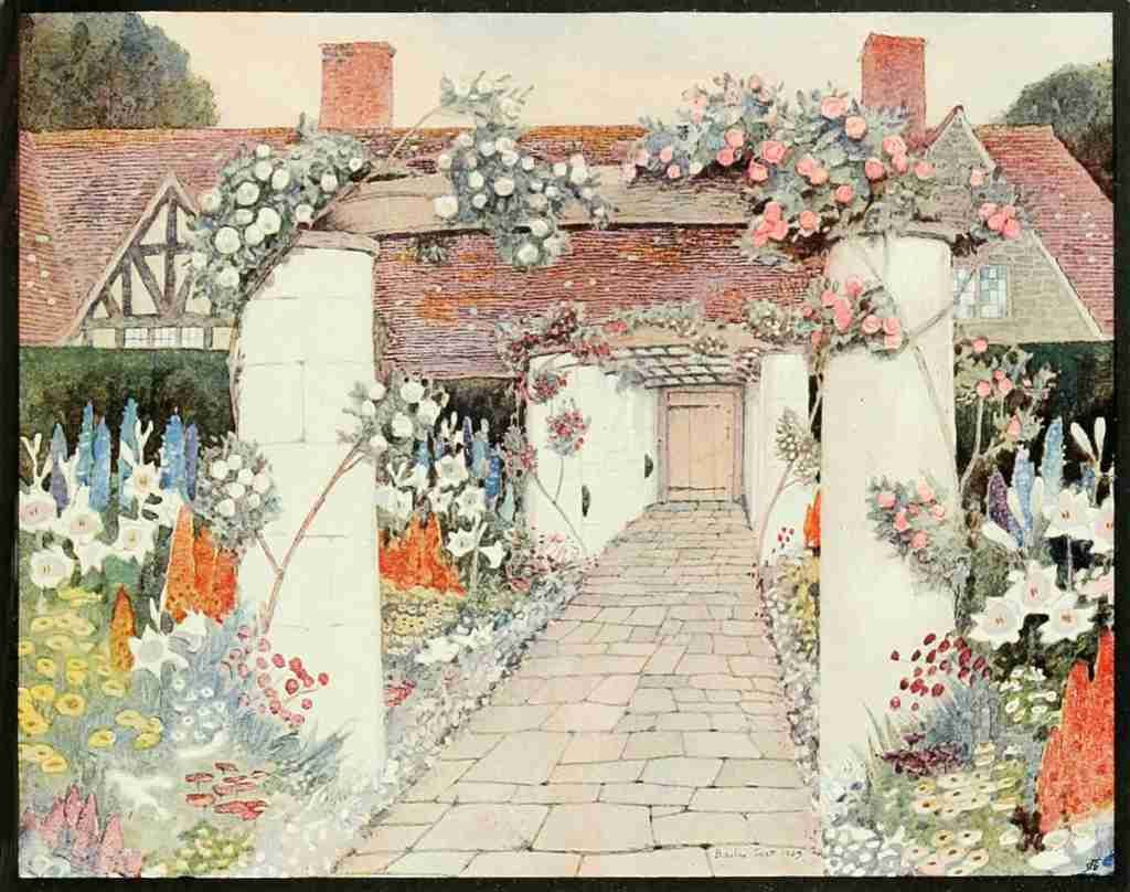 The International Studio 1909 Proposed house at Guildford Surrey A4 Photo Print