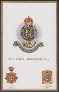 The King s Shropshire L I Regiment Badge Art Vintage A4 Photo Print