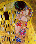 The Kiss Klimt A4 Photo Print