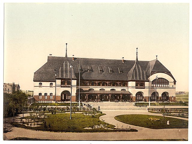 The Kurhaus Westerland II Sylt Schleswig Holstein Vintage A4 Photo Print