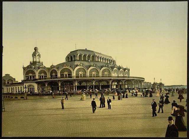 The Kursaal I Ostend Vintage A4 Photo Print