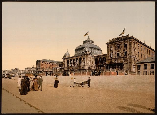The Kursaal Scheveningen Vintage A4 Photo Print