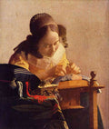 The Lacemaker Vermeer A4 Photo Print