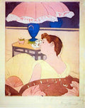 The Lamp Cassatt A4 Photo Print