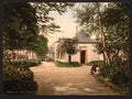The Lardy buildings Vichy Vintage A4 Photo Print