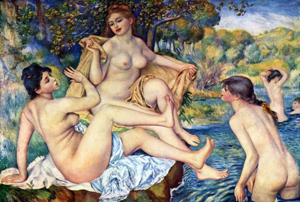 The Large Bathers Renoir A4 Photo Print