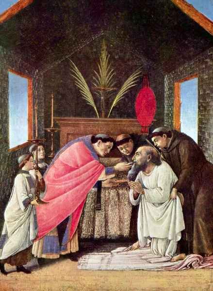 The Last Communion of St. Jerome by Botticelli A4 Photo Print