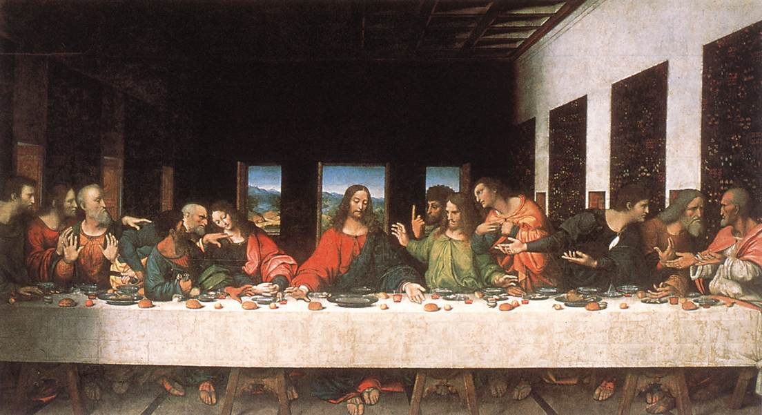 The Last Supper (Copy By A Pupil) Art A4 Photo Print