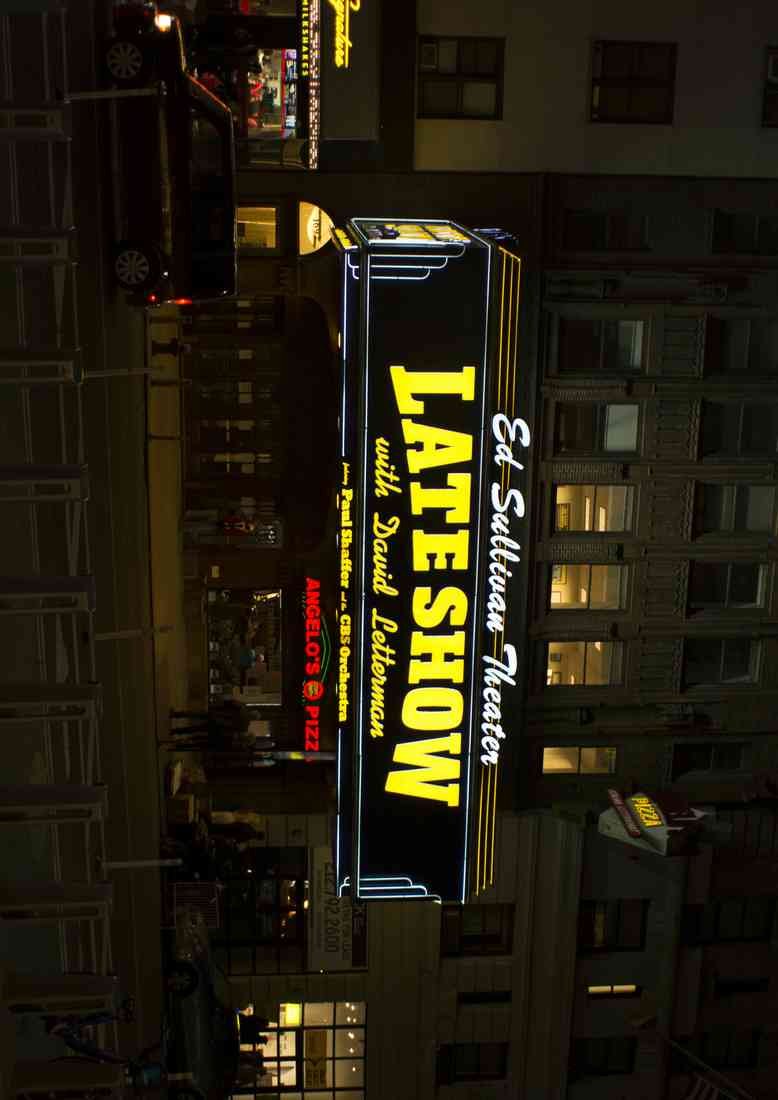 The Late Show Ed Sullivan Theater D Ramey Logan A4 Photo Print