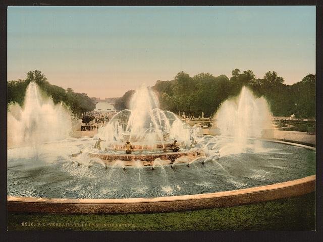 The Latone Basin II Versailles Vintage A4 Photo Print