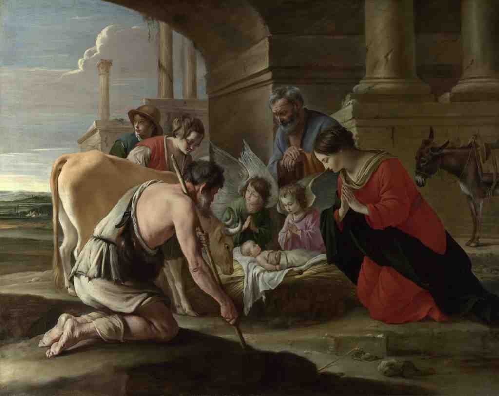 The Le Nain Brothers The Adoration of the Shepherds A4 Photo Print