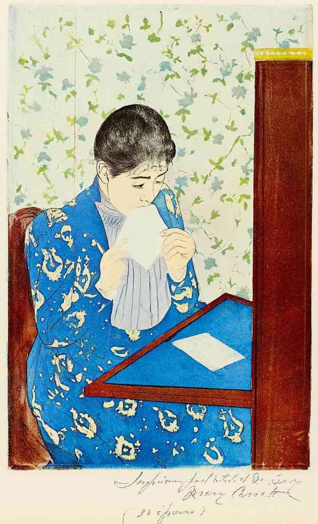The Letter 1 Cassatt A4 Photo Print