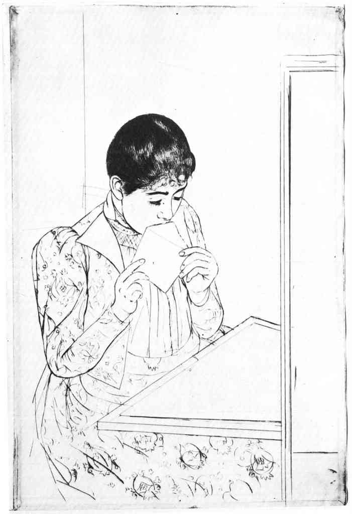 The Letter 2 Cassatt A4 Photo Print